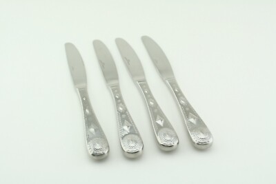 Wallace TAOS 18/0 Satin Stainless Flatware Set of 4 Dinner Knives