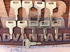 10 Takeuchi Keys for Excavator & Track Loader H806