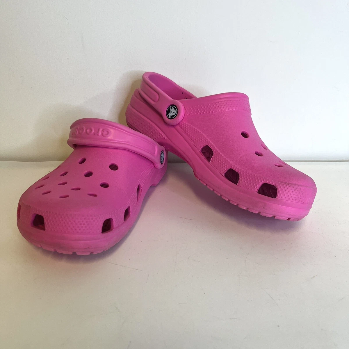 Dark best sale pink crocs