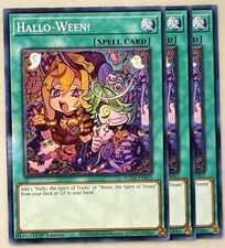 Yugioh! 3x Hallo-Ween! SUDA-EN063 Common 1st Ed NM