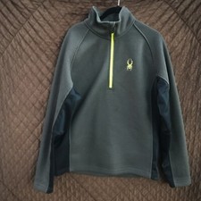 Spyder Core Sweater Mens Medium 1/4 Zip Long Sleeve Pullover Polyester DDD