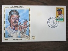 Wade Boggs Autograph 9th Freehold Classic Z Cachet / Envelope Boston Red Sox