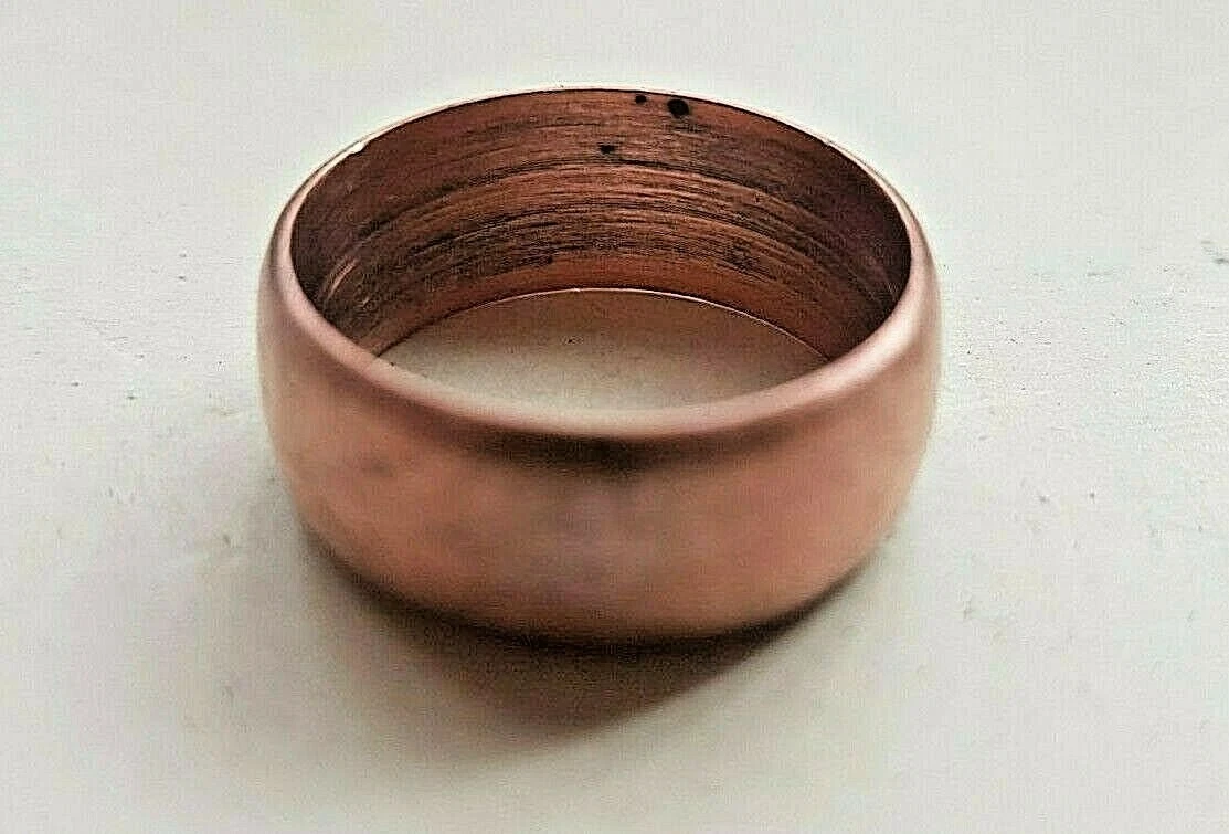Vintage mens copper best sale ring