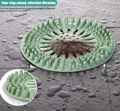 Silikon-Haarfilter, Abflusssieb aus Silikon, universeller Abflussschutz,Nr.2179