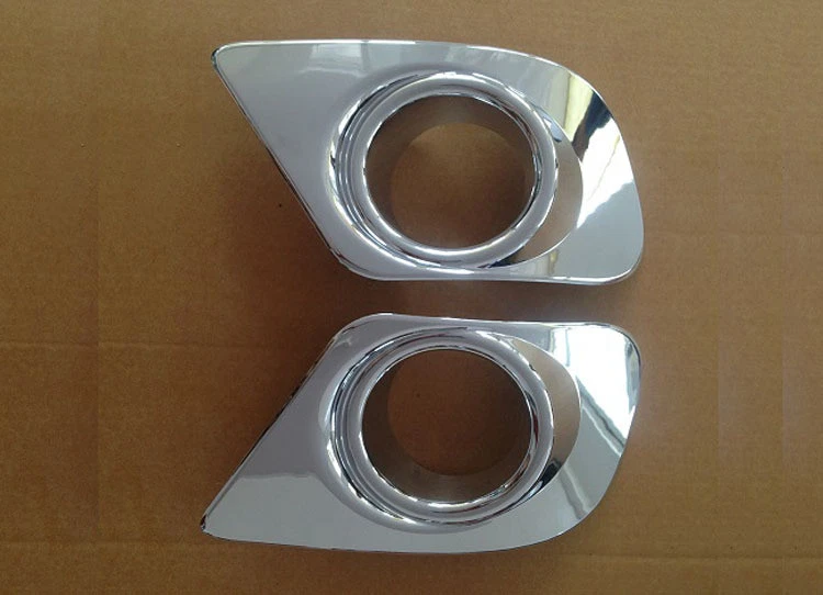 2 PCS ABS Chrome Rear Fog Light Lamp Trim Cover For Dodge Journey 2011-2018 - image 3 of 3