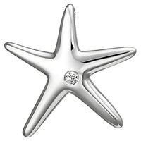 "Jobo \"52660\" AnhäNger Seestern 925 Sterling Silber 1 Zirkonia SilberanhäNger"