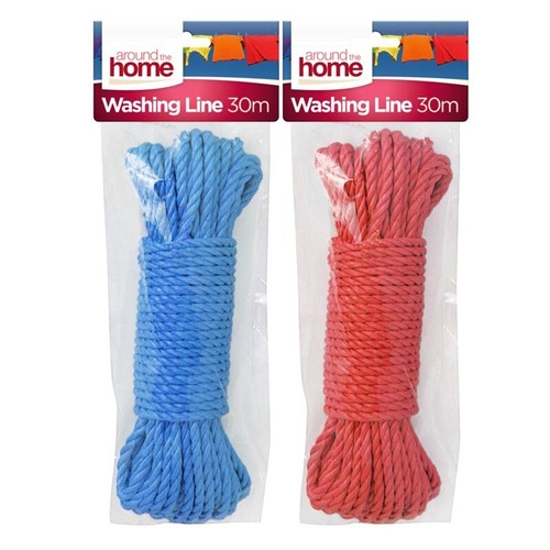 2x Heavy 30M Duty Washing Line Rope Premium Tough Clothes Washing