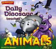 Dally Dinosaur Teaches Animals Ages 3-6 Edutainment PC Software Sealed New
