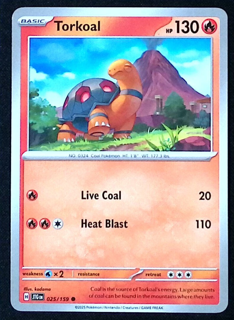 Torkoal 25/159 - Scarlet & Violet Journey Together - NM