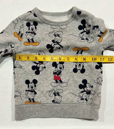 Baby Gap x Disney Boys Mickey Mouse Graphic Crewneck Sweatshirt Size 18-24M AOP - Picture 4 of 6