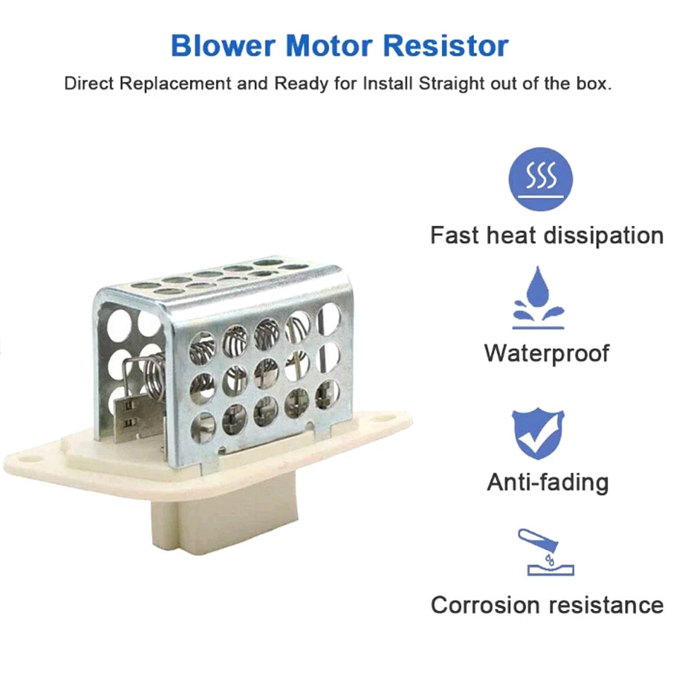 Heater Blower Motor Resistor Module For 97-01 Jeep Wrangler TJ Cherokee #4864957 - Image 2 of 4