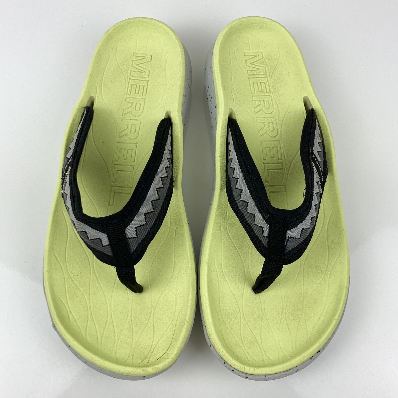 Sandali infradito infradito da uomo Merrell neri sedano perizoma infradito taglia 14 0