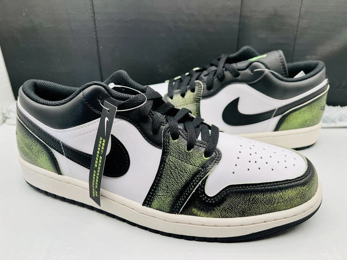 Sz 12 - Jordan 1 Low Wear Away Electri Green(dn3705003) | eBay
