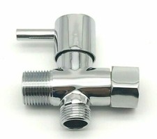 T-adapter Valve 3Way For Toilet Bidet Diverter 7/8"/7/8"/ 1/2" muslim Shower jet