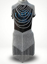 Medieval Aluminum Chainmail Armor Set Women Skirt  Neck Piece LARP Cosplay