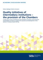 Quality Initiatives Of Intermediary Institutions - The Provision Of The Chambers