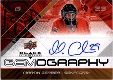 2008-09 Black Diamond Gemography #GMG Martin Gerber Auto - HKY