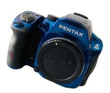 PENTAX K-30 DIGITAL CAMERA BLUE DSLR Camera Body Only New Battery WORKING