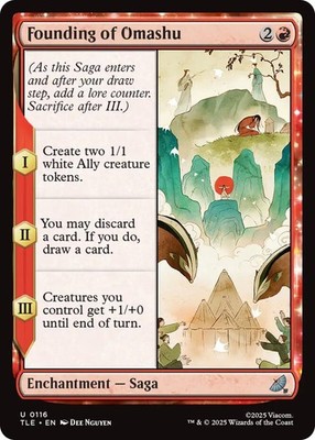 x4 Founding of Omashu - Foil U MTG Avatar: The Last Airbender: Eternal M/NM, Eng
