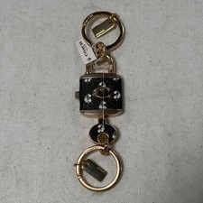COACH F76451 LOCK AND KEY BAG CHARM KEY RING