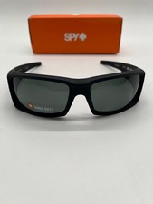SPY Optic General 66mm Matte Black Wrap Polarized Sunglasses ANSI Z87.1