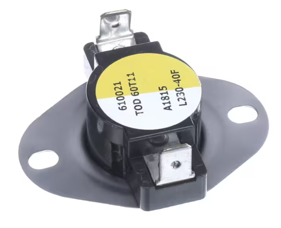 York 610021, TOD 60T11, Hi Limit Thermostat/Fan Control, Snap Disc
