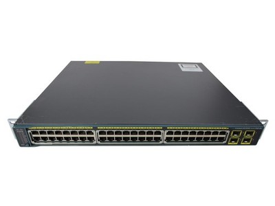 Cisco Switch WS-C2975GS-48PS-L 48x PoE 1Gb 4x SFP 1Gb Managed Rack Ears