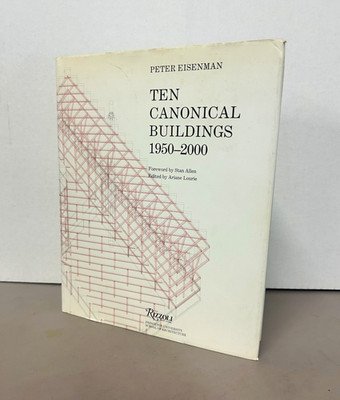 Rizzoli Peter Eisenman Ten Canonical Buildings 1950-2000 Hardcover w/DJ
