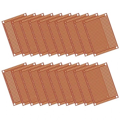 Kupfer-Perfboard Steckbrett Platine 5x7cm unbesichtigt, einseitig