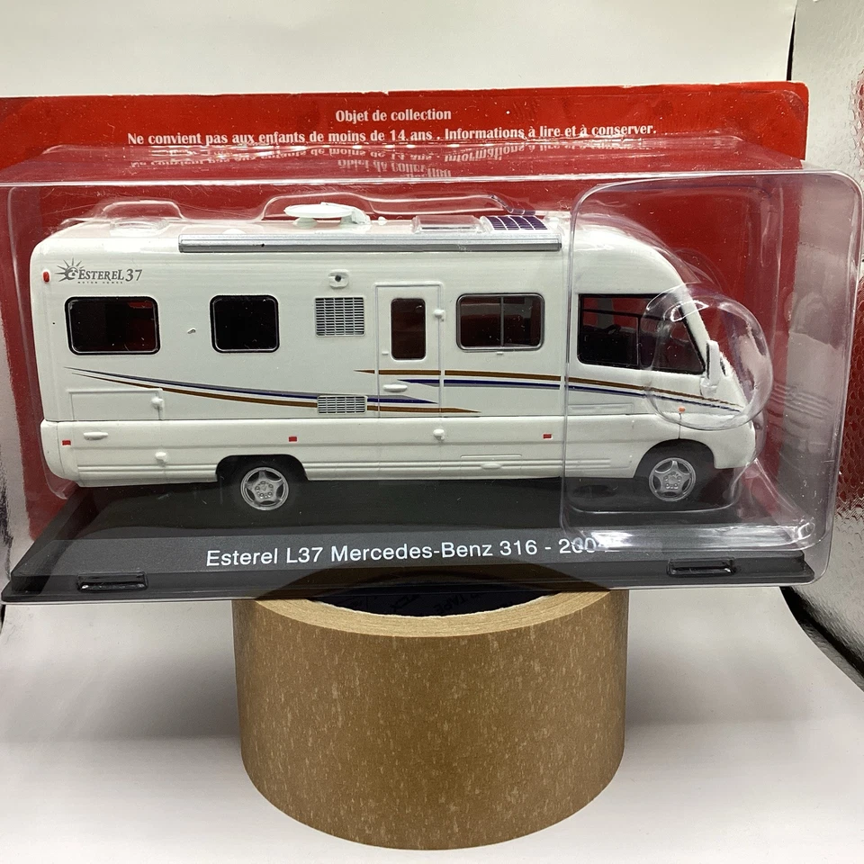 1:43 Hachette collection camping-car , Esterel L37 Mercedes-Benz 316 2004 - Photo 2/4