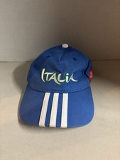 Adidas Italia Euro 2012 Soccer Hat   Blue Adjustable Cap Italy