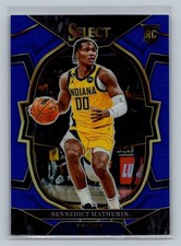 2022-23 Panini Select Bennedict Mathurin Blue Prizms Rookie #79
