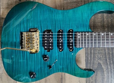 ⚠️This Week Only! 1993 Washburn USA MG-70 Teal Flame! SSH PUs