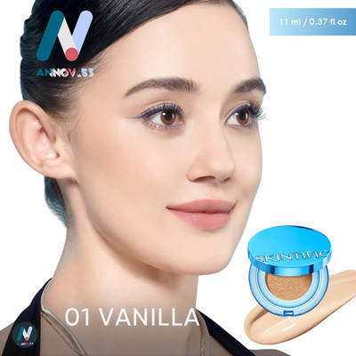 SKINTIFIC Perfect Stay Velvet Matte Cushion #01 VANILLA Full Coverage Poreless