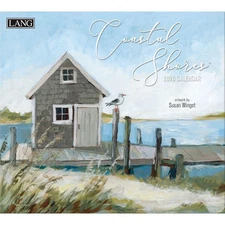 Lang, Coastal Shores 2026 Wall Calendar by Susan Winget, 13.4'' X 12'', 12-Month