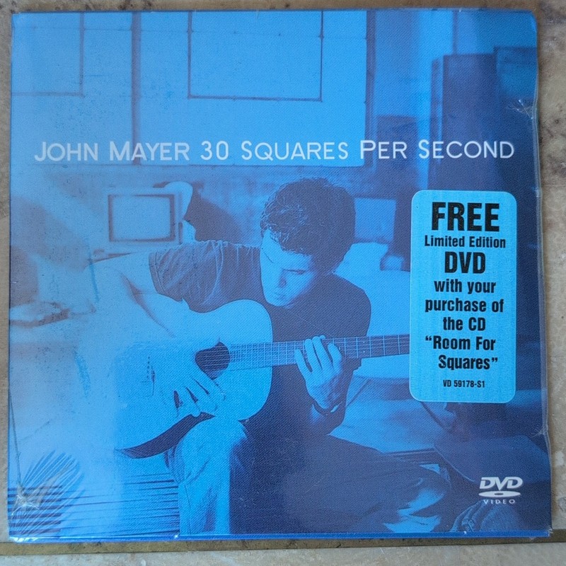 John Mayer 30 Squares Per Second DVD Single 7 Minute Running Time, 2002