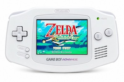 Nintendo Gameboy Advance IPS Laminated Backlit Screen GBA V5 Game Boy Weiß