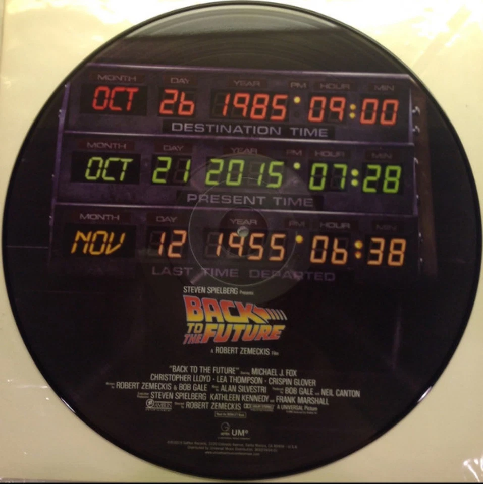 BACK TO THE FUTURE [O.S.T.] RSD PICTURE DISC LIMITED EDITION VINYL - NEW MINT - Image 3 of 3