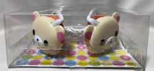 San-X Korilakkuma Plush Pair w/ Ear Headphones Clear Case Japan Kawaii