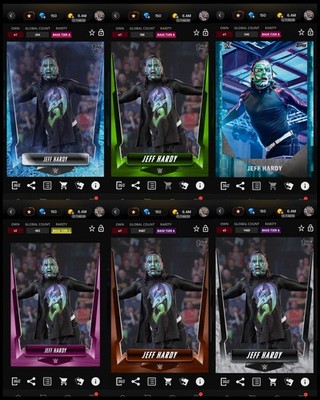 Topps WWE SLAM *DIGITAL* - Pre 2025 Base Bundle - Jeff Hardy