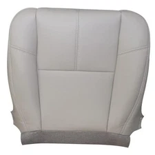  Driver or Passenger Side Bottom Lower Replacement Leather Seat Light Gray