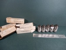 Tung-Sol Bronze Plate JTL 5687 Vacuum Tubes Amplitrex Tested Strong All 1960 