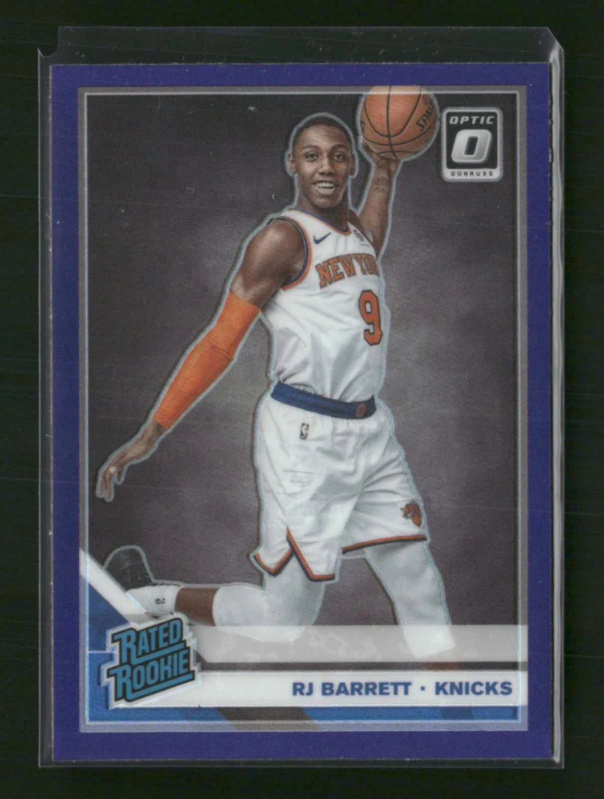 2019-20 Donruss Optic #178 RJ Barrett Purple