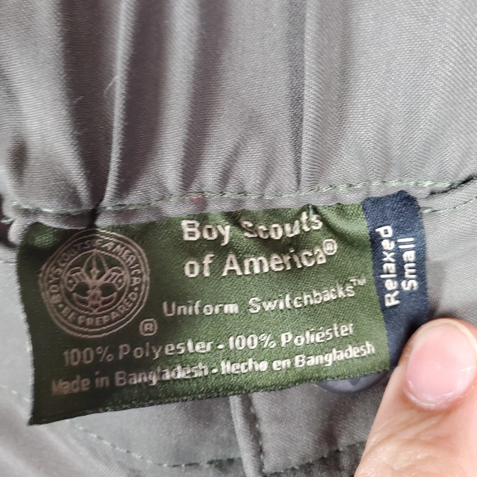 Boy Scouts Of America Mens Uniform Switchbacks Cargo Short Small Green Outdoor - Image 4 of 4