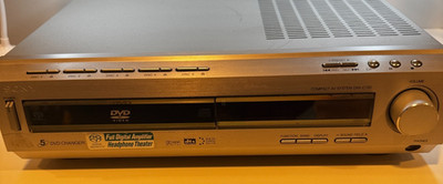 Sony S-Master 5 Disc DVD CD Changer. Built in Digital Amplifier.  Model HCD-C700