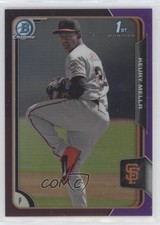 2015 Bowman Chrome Prospects Purple Refractor 105/250 Keury Mella #BCP136 0l2