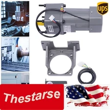 AC 110V Geared Motor & Speed Controller 250W Single-Phase Motor 5K 0-270rpm