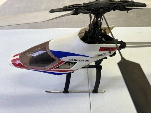 RC Nitro Helicopter Concept 30 R/C I Was Told It Has Been ran