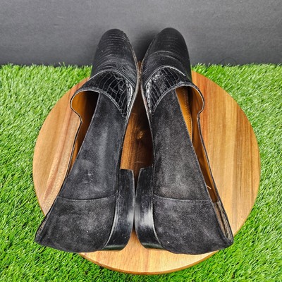 Giorgio Brutini Genuine Snakeskin Leather Suede Loafers Mens  display picture 3