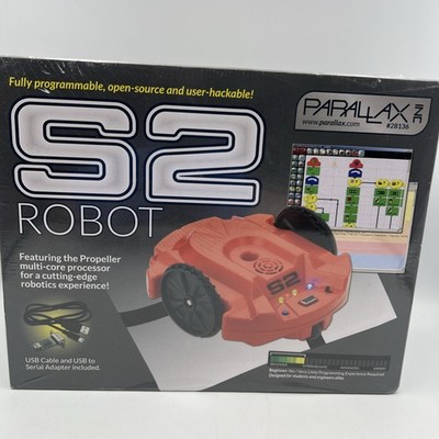 2010 Parallax S2 Robot The Propeller Multi-Core Processor New in box
